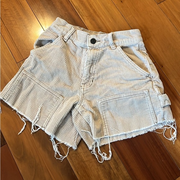 PacSun Tan Corduroy Cut off Shorts Size 22 - Picture 1 of 1